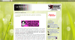 Desktop Screenshot of lasemiente.blogspot.com