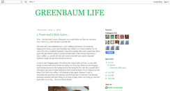 Desktop Screenshot of greenbaumlife.blogspot.com