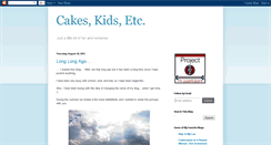 Desktop Screenshot of cakeskidsetc.blogspot.com