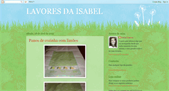 Desktop Screenshot of lavores-isa.blogspot.com