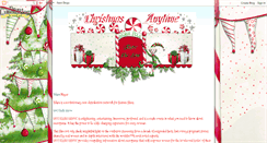 Desktop Screenshot of christmasanytime.blogspot.com