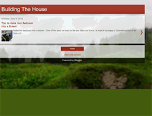 Tablet Screenshot of buildingdahlhouse.blogspot.com