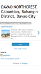Mobile Screenshot of davaonorthcrest.blogspot.com