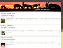 Tablet Screenshot of jornaldosbichos.blogspot.com