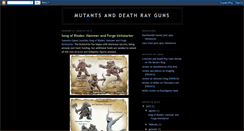 Desktop Screenshot of mutantsanddeathrayguns.blogspot.com