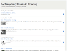 Tablet Screenshot of contemporaryissuesindrawing.blogspot.com