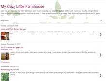 Tablet Screenshot of mycozylittlefarmhouse.blogspot.com