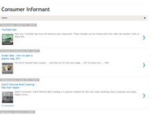 Tablet Screenshot of consumerinformant.blogspot.com