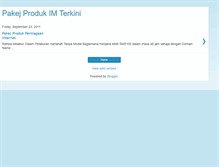 Tablet Screenshot of pakejproduk.blogspot.com