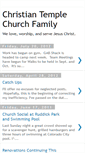 Mobile Screenshot of christiantemplefamily.blogspot.com
