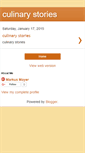 Mobile Screenshot of culinarystories.blogspot.com