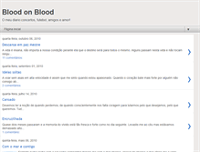 Tablet Screenshot of bloodonblood.blogspot.com