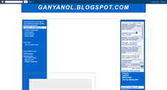 Desktop Screenshot of ganyanol.blogspot.com