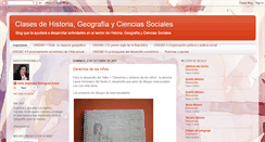 Desktop Screenshot of clasesdesociedad.blogspot.com