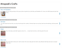 Tablet Screenshot of mrsspookscrafts.blogspot.com