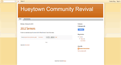 Desktop Screenshot of hueytownrevival.blogspot.com