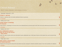 Tablet Screenshot of citizen-science.blogspot.com