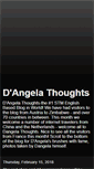 Mobile Screenshot of dangelathoughts.blogspot.com