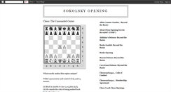 Desktop Screenshot of chesssokolskyopening.blogspot.com
