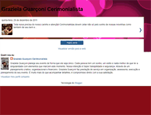 Tablet Screenshot of grazielacerimonialista.blogspot.com