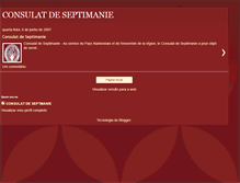 Tablet Screenshot of consulatdeseptimanie.blogspot.com