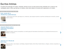 Tablet Screenshot of misescritosintimos.blogspot.com