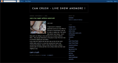 Desktop Screenshot of camcrush-live.blogspot.com