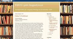 Desktop Screenshot of educ506aug2010.blogspot.com