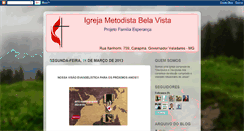 Desktop Screenshot of metodistabelavista.blogspot.com