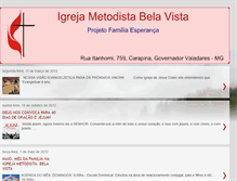 Tablet Screenshot of metodistabelavista.blogspot.com