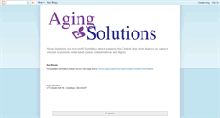 Desktop Screenshot of agingsolutionsohio.blogspot.com