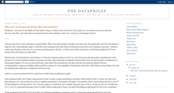 Desktop Screenshot of dataphiles.blogspot.com