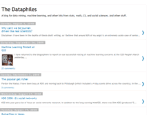 Tablet Screenshot of dataphiles.blogspot.com