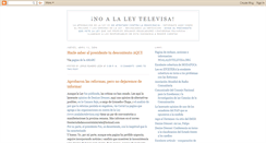 Desktop Screenshot of noalaleytelevisa.blogspot.com