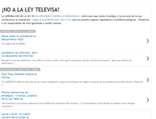 Tablet Screenshot of noalaleytelevisa.blogspot.com