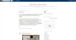 Desktop Screenshot of boozeandlies.blogspot.com