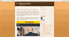 Desktop Screenshot of musicaperublog.blogspot.com