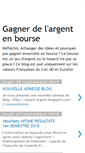 Mobile Screenshot of gagner-de-l-argent-en-bourse.blogspot.com
