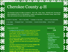 Tablet Screenshot of cherokee4h.blogspot.com