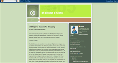 Desktop Screenshot of clickerzonline.blogspot.com