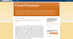 Desktop Screenshot of cecalempresas.blogspot.com