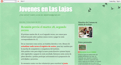 Desktop Screenshot of jovenesenlaslajas.blogspot.com
