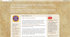 Desktop Screenshot of homecareassistancesnj.blogspot.com