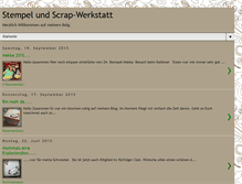 Tablet Screenshot of christinesscrapstempelblog.blogspot.com