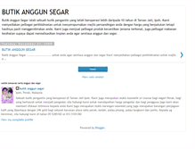 Tablet Screenshot of butikanggunsegar.blogspot.com