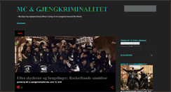 Desktop Screenshot of gjengkriminalitet.blogspot.com