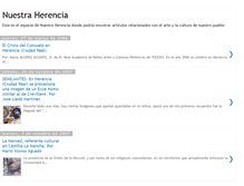 Tablet Screenshot of nuestraherencia.blogspot.com