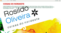 Desktop Screenshot of coisasdonordestebrasil.blogspot.com