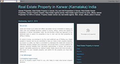 Desktop Screenshot of karwarproperties.blogspot.com