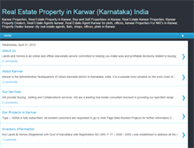 Tablet Screenshot of karwarproperties.blogspot.com